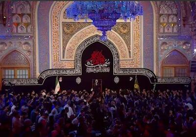  مداحی محمود کریمی در شب چهارم فاطمیه اول در حرم رضوی - تسنیم