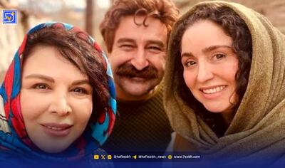  لحظاتی از موتورسواری خنده‌دار ژاله صامتی و شهره سلطانی