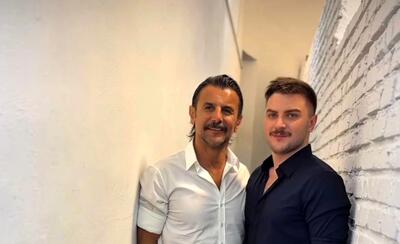  پسر امین حیایی در خوش تیپی از پدرش جلو زد/ عکس