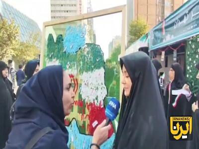  داستان قابی که در مسیر راهپیمایی۱۳ آبان خودنمایی کرد