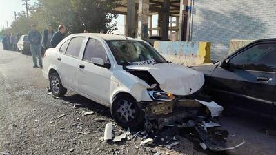  مصدومیت ۱۵ دانش آموز در تصادف ۳ سرویس مدارس