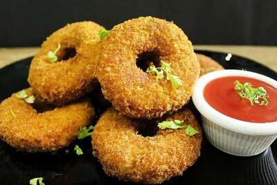  آموزش آشپزی امروز با پخت دونات سیب زمینی | طرز تهیه دونات سیب زمینی ساده و خوشمزه + مواد لازم برای پخت دونات سیب زمینی