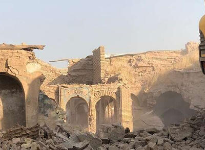  تخریب خانه تاریخی در کرمان
