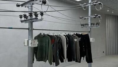  طراحی بسیار خلاقانه رگال لباس در یک فروشگاه که مشابه آن را ندیده اید! (عکس)