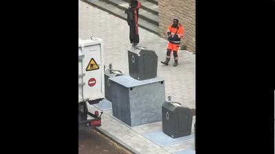  مدیریت پسماند با سطل‌های زباله زیرزمینی در هلند (فیلم)