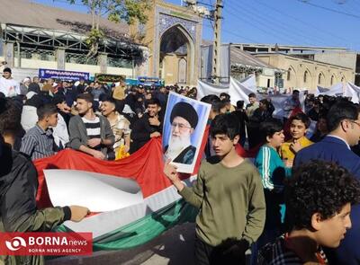  تجدید میثاق نسل جوان کرمانشاه با آرمان‌های انقلاب در روز فریاد علیه استکبار/ نسلی که فریاد «نه» به استکبار را ادامه می‌دهد
