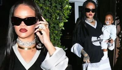  عکس/ تیپ گنگ ریحانا و نامزدش با پسر بانمکش | اقتصاد24