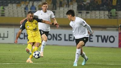  خلاصه بازی سپاهان 2-2 آخال