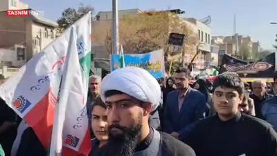  طنین ‌فریاد مرگ بر آمریکا در شهرری + فیلم
