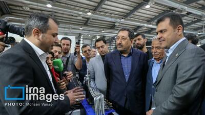 گزارش تصویری/  بازدید وزیر صنعت از نوزدهمین نمایشگاه بین المللی معدن