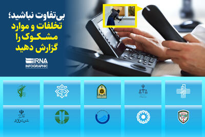  نمودار زندگی/تخلفات و موارد مشکوک را گزارش دهید