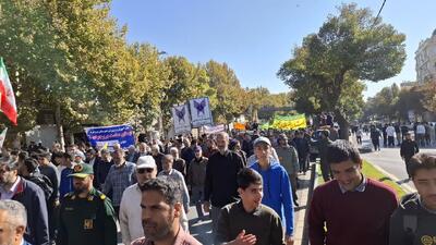  راهپیمایی ۱۳ آبان بروجرد؛ تجلی وحدت ملی