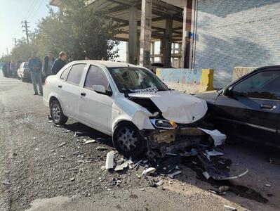  مصدومیت ۱۵ دانش آموز در تصادف ۳ سرویس مدارس