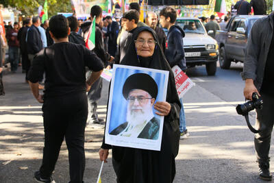  مراسم راهپیمایی 13 آبان در مازندران+ تصاویر