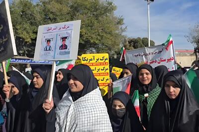  راهپیمایی ۱۳ آبان در شهر تبریز آغاز شد