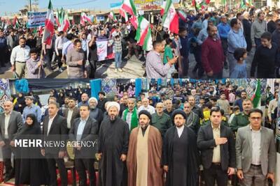  راهپیمایی باشکوه یوم‌الله ۱۳ آبان در دیلم برگزار شد