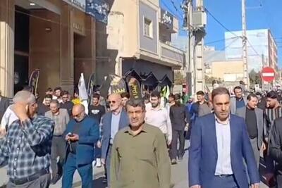  گزارش میدانی خبرنگار مهر از راهپیمایی ۱۳ آبان ماه در ایلام