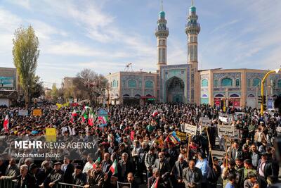  راهپیمایی ۱۳ آبان در اردبیل