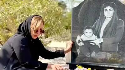  فیلم آواز  جگرسوز مرجانه گلچین سرمزار عزیز پرپر شده اش ..آواز سوزناک  خانم بازیگر دلتان را می خراشد ...