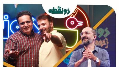  سیدجواد هاشمی و حسین رفیعی در کنار دانش‌آموزان