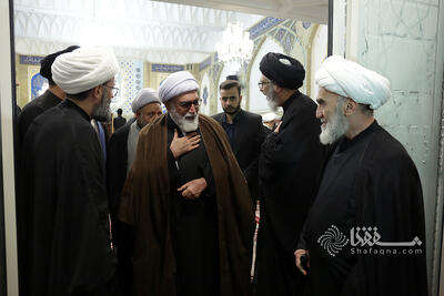  گزارش تصویری: مجلس ترحیم همسر آیت الله اشرفی شاهرودی
