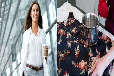  راه های ساده برای صاف کردن لباس بدون اتو/ ترفندای خانگی که از اتو بی‌ نیازت میکنن