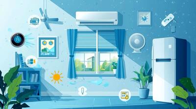  چگونه مصرف برق وسایل سرمایشی را کاهش دهیم؟