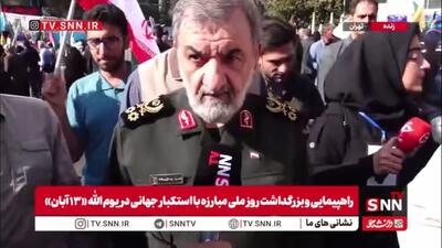  سرلشکر رضایی: آمریکا و صهیونیست ها مثل سگ هار عوعو می‌کنند