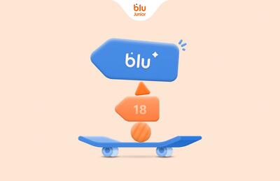  کاربران بلوجونیور با ورود به ۱۸ سالگی می‌توانند حساب خود را به بلو منتقل کنند