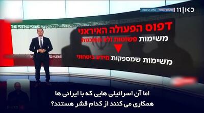  گزارش کانال یازده اسرائیل از جاسوس ایران در قلب اسرائیل