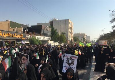  ‌شکوه حضور مردم سیستان و بلوچستان در راهپیمایی 13 آبان/ ‌طنین فریاد «مرگ بر اسرائیل‌» - تسنیم