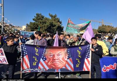  راهپیمایی 13 آبان استان مرکزی/طنین فریاد استکبارستیزی از زادگاه بنیانگذار کبیر انقلاب اسلامی - تسنیم