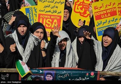  راهپیمایی گسترده 13 آبان در کهگیلویه و بویراحمد پرشورتر از همیشه برگزار شد فیلم - تسنیم