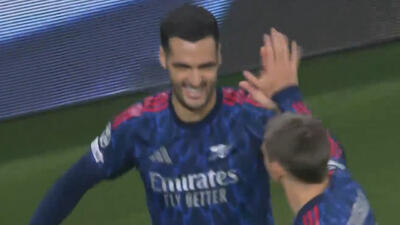  گل دوم آرسنال به اسلاویاپراگ توسط مرینو