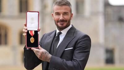  بکهام، شوالیه شد