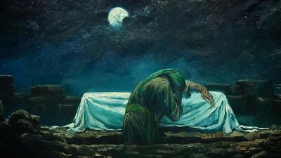  بیانات حزن‌آلود رهبر انقلاب درباره وداع امیرالمومنین (ع) با حضرت زهرا (س) + فیلم