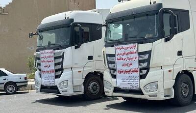  توقیف تریلی با راننده ۱۴ ساله