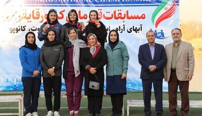  بانوی گیلانی مدال طلای کایاک را کسب کرد