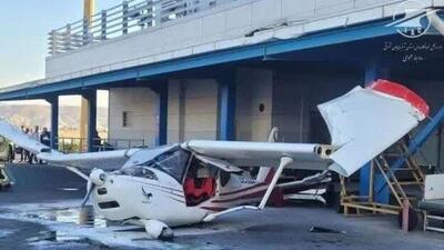  خروج هواپیمای آموزشی از باند در فرودگاه تبریز