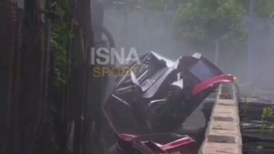  تصادف وحشتناک در مسابقه اتومبیلرانی در آرژانتین