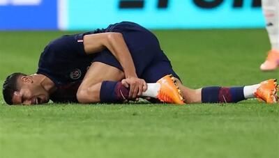  مصدومیت شدید حکیمی در شب شکست PSG؛ ستاره مراکشی جام ملت‌های آفریقا را از دست می‌دهد؟