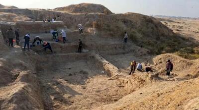  کشف زره دفن شده یک جنگجو در ویرانه‌ های معبد باستانی