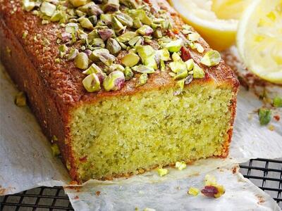  پاند کیک پسته‌ای؛ عصرانه‌‌ای خوشمزه و دلپذیر