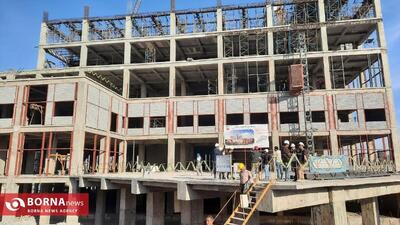  بیمارستان ۵۵۰ تخت‌خوابی کرمانشاه ۷۰ درصد پیشرفت فیزیکی دارد/ زیباترین و مدرن‌ترین مراکز درمانی کشور