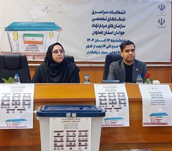  آغاز انتخابات سراسری شبکه‌های تخصصی سمن‌های جوانان از اصفهان