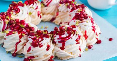  طرز تهیه مرنگ انار یک دسر خوشمزه و مجلسی