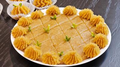  طرز تهیه حلوای اوماج به روش سنتی !