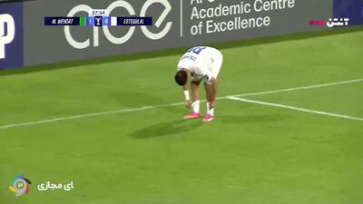  ببینید؛ گل اول استقلال به الوحدات توسط مهران احمدی دقیقه ۳۸