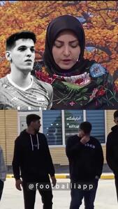  بغض مجری مشهور هنگام اعلام خبر فوت صابر کاظمی