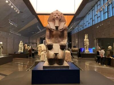  ویدیو؛ گنجینه دیده نشده فرعون در موزه بزرگ مصر بالاخره رونمایی شد